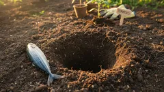 Por que enterrar peixes? O segredo dos jardineiros experientes