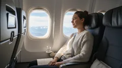 Um piloto que conheço contou-me: onde é que se consegue realmente descansar e dormir tranquilamente no avião